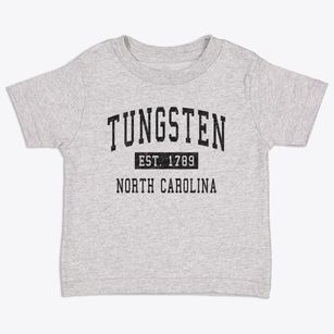 Tungsten North Carolina Classic Established Toddler T-Shirt