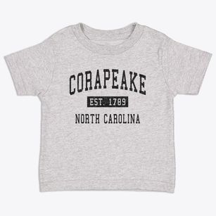 Corapeake North Carolina Classic Established Toddler T-Shirt