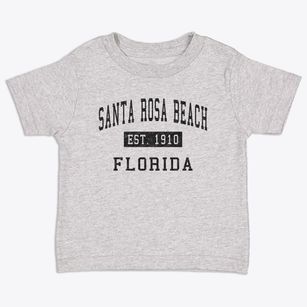 Santa Rosa Beach Florida Classic Established Toddler T-Shirt