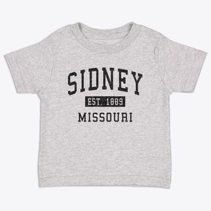 Sidney Missouri Classic Established Toddler T-Shirt