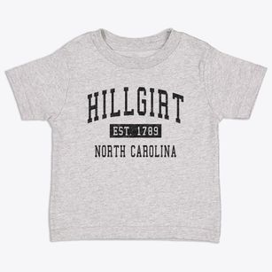 Hillgirt North Carolina Classic Established Toddler T-Shirt