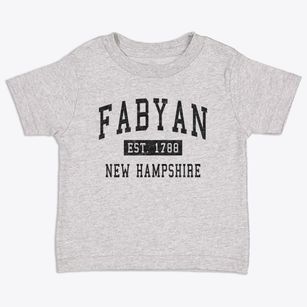 Fabyan New Hampshire Classic Established Toddler T-Shirt