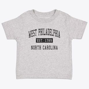 West Philadelphia North Carolina Classic Established Toddler T-Shirt
