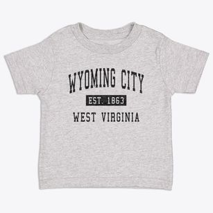 Wyoming City West Virginia Classic Established Toddler T-Shirt