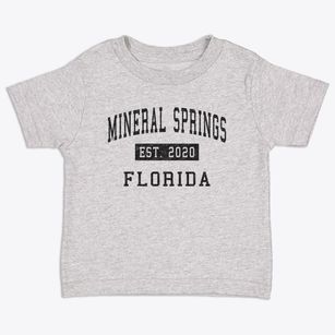 Mineral Springs Florida Classic Established Toddler T-Shirt