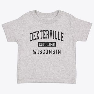 Dexterville Wisconsin Classic Established Toddler T-Shirt