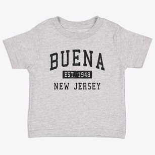 Buena New Jersey Classic Established Toddler T-Shirt