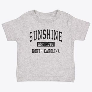 Sunshine North Carolina Classic Established Toddler T-Shirt
