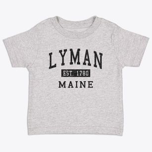 Lyman Maine Classic Established Toddler T-Shirt