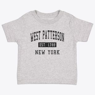 West Patterson New York Classic Established Toddler T-Shirt