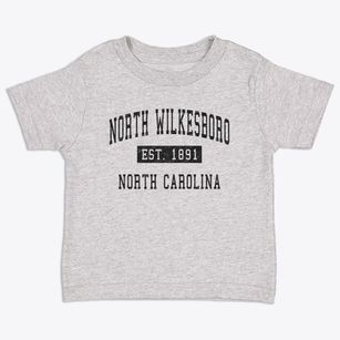 North Wilkesboro North Carolina Classic Established Toddler T-Shirt