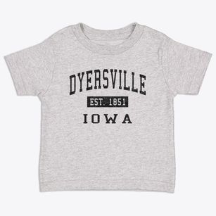 Dyersville Iowa Classic Established Toddler T-Shirt
