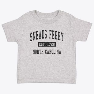 Sneads Ferry North Carolina Classic Established Toddler T-Shirt
