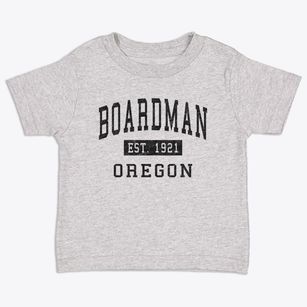 Boardman Oregon Classic Established Toddler T-Shirt