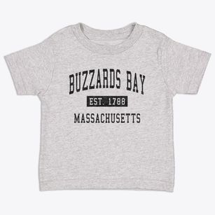 Buzzards Bay Massachusetts Classic Established Toddler T-Shirt