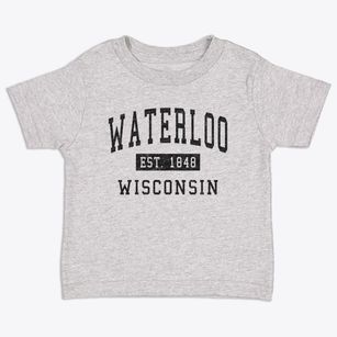 Waterloo Wisconsin Classic Established Toddler T-Shirt