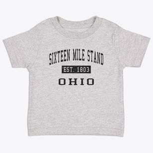 Sixteen Mile Stand Ohio Classic Established Toddler T-Shirt