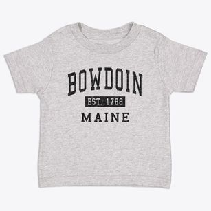 Bowdoin Maine Classic Established Toddler T-Shirt