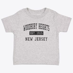 Woodbury Heights New Jersey Classic Established Toddler T-Shirt