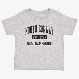 North Conway New Hampshire Classic Established Toddler T-Shirt