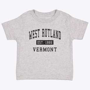 West Rutland Vermont Classic Established Toddler T-Shirt