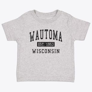Wautoma Wisconsin Classic Established Toddler T-Shirt