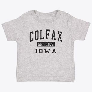 Colfax Iowa Classic Established Toddler T-Shirt