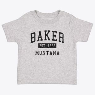 Baker Montana Classic Established Toddler T-Shirt