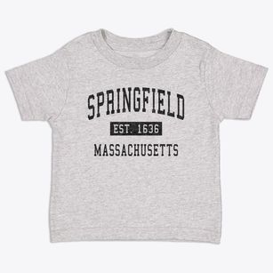Springfield Massachusetts Classic Established Toddler T-Shirt
