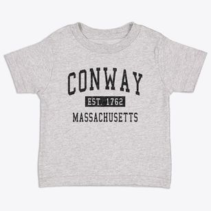 Conway Massachusetts Classic Established Toddler T-Shirt