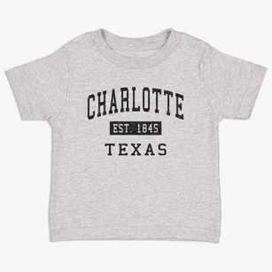 Charlotte Texas Classic Established Toddler T-Shirt