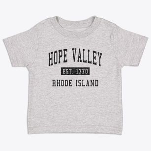Hope Valley Rhode Island Classic Established Toddler T-Shirt