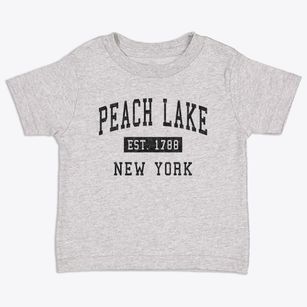 Peach Lake New York Classic Established Toddler T-Shirt