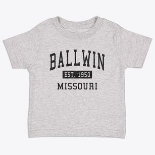 Ballwin Missouri Classic Established Toddler T-Shirt