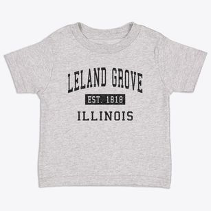 Leland Grove Illinois Classic Established Toddler T-Shirt