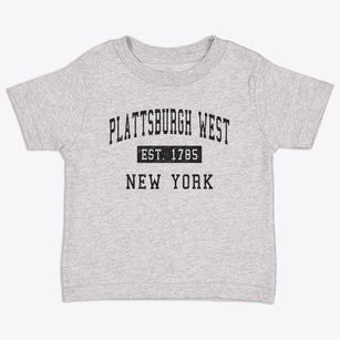 Plattsburgh West New York Classic Established Toddler T-Shirt