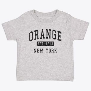 Orange New York Classic Established Toddler T-Shirt
