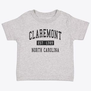 Claremont North Carolina Classic Established Toddler T-Shirt