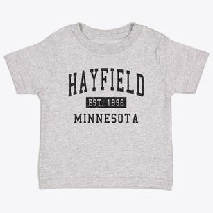Hayfield Minnesota Classic Established Toddler T-Shirt