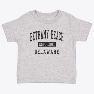 Bethany Beach Delaware Classic Established Toddler T-Shirt