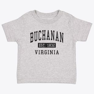 Buchanan Virginia Classic Established Toddler T-Shirt