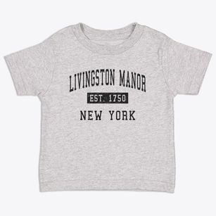 Livingston Manor New York Classic Established Toddler T-Shirt