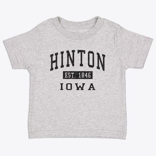 Hinton Iowa Classic Established Toddler T-Shirt