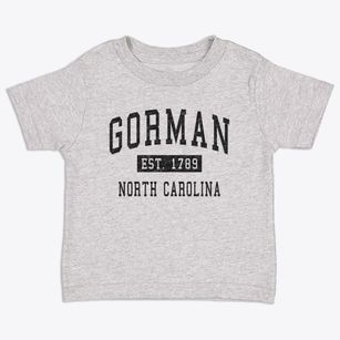 Gorman North Carolina Classic Established Toddler T-Shirt