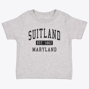 Suitland Maryland Classic Established Toddler T-Shirt