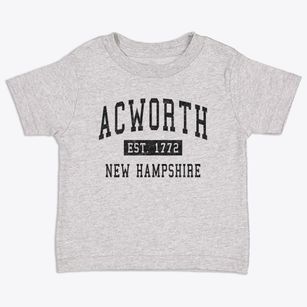 Acworth New Hampshire Classic Established Toddler T-Shirt