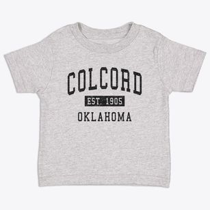 Colcord Oklahoma Classic Established Toddler T-Shirt