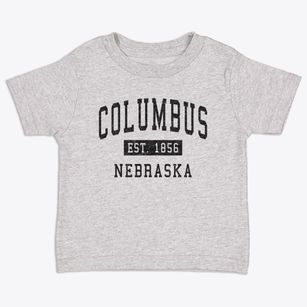 Columbus Nebraska Classic Established Toddler T-Shirt
