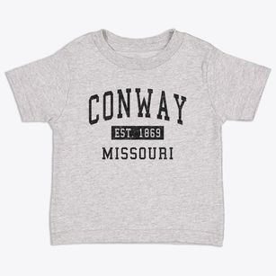 Conway Missouri Classic Established Toddler T-Shirt