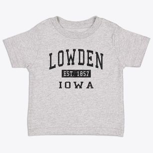 Lowden Iowa Classic Established Toddler T-Shirt